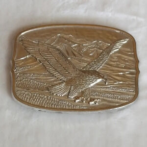 Silvertone Soaring Eagle Belt‎ Buckle